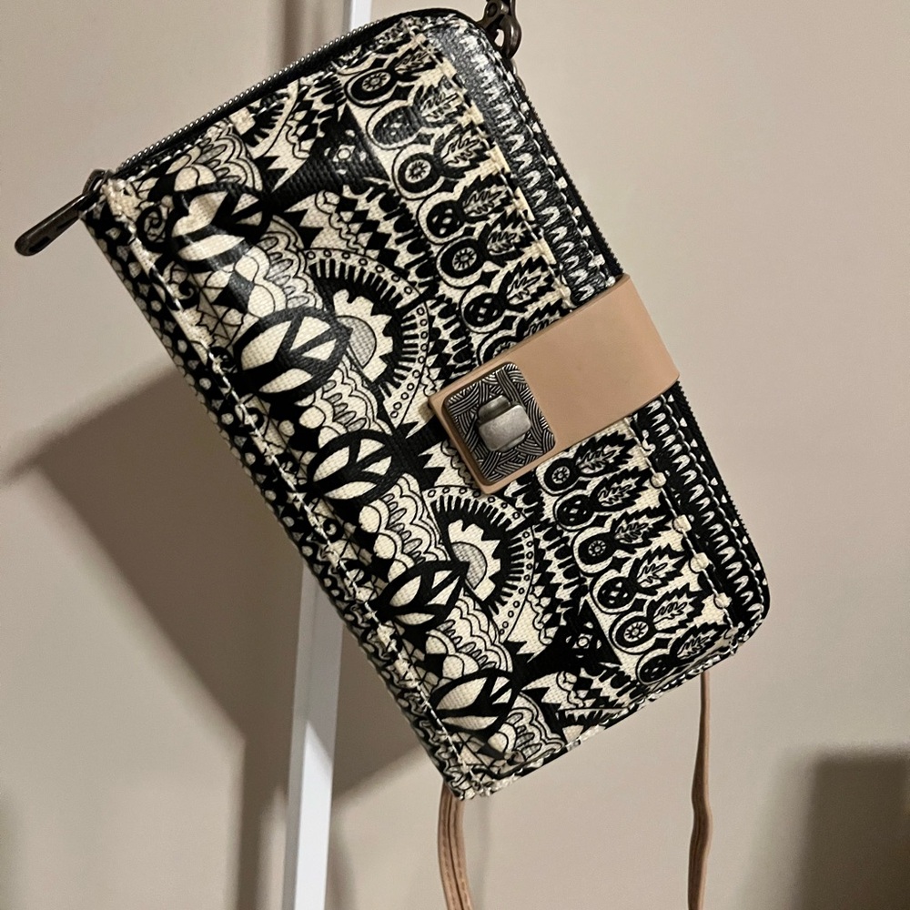 Sakroots Women's Large Coated Canvas Smartphone Crossbody Bag